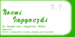 noemi vagyoczki business card